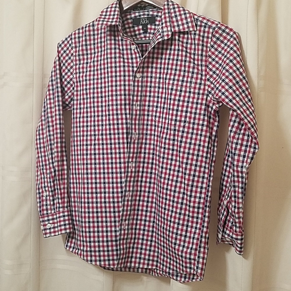 Nordstrom Kids Long Sleeve Collared Shirt